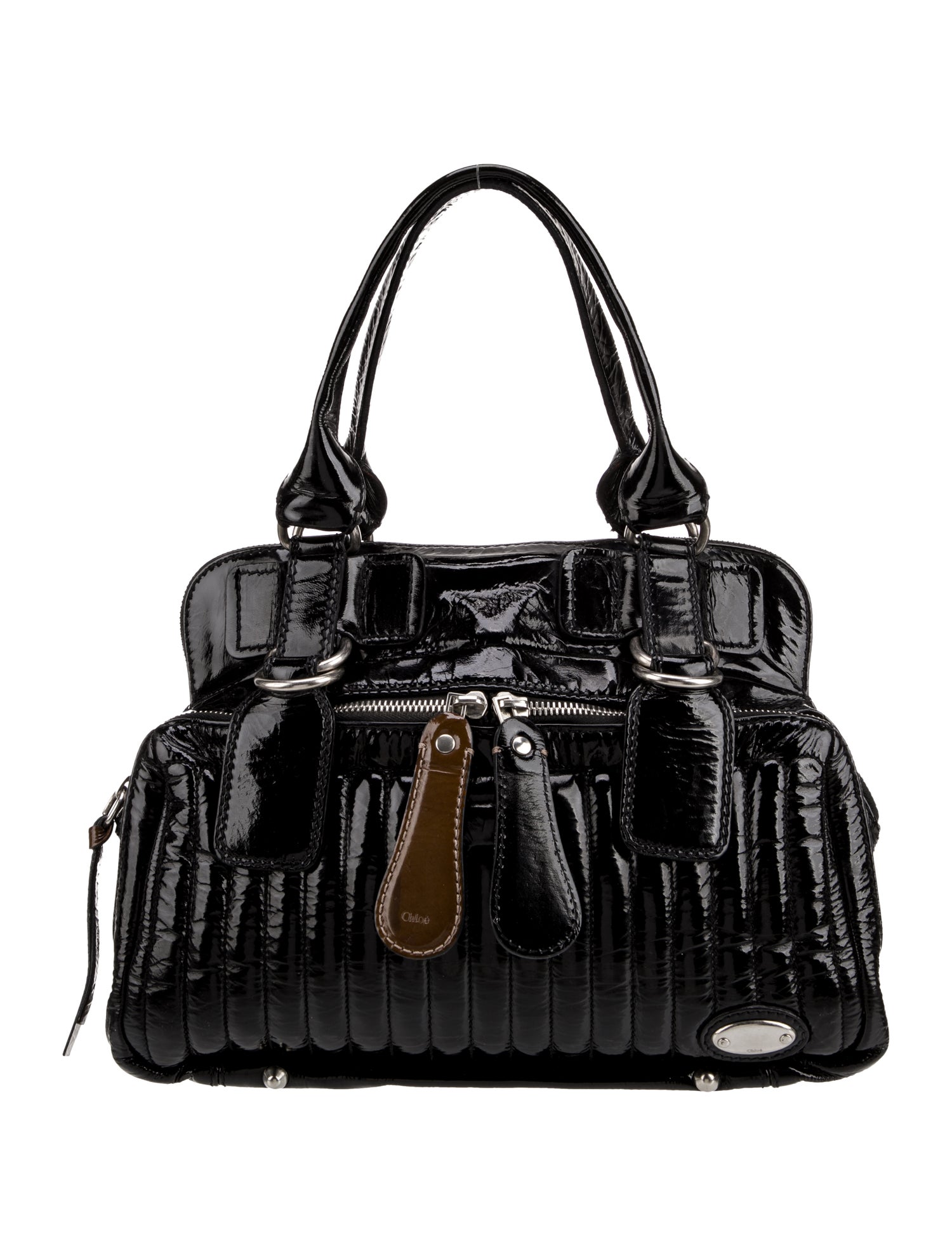 Chloé Patent Leather Top Handle Bag