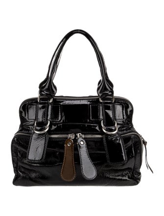 Chloé Patent Leather Top Handle Bag