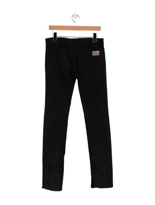 Chloé Mid-Rise Straight Leg Jeans