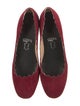 Chloé Suede Scalloped Accent Pumps