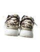 Chloé Leather Colorblock Pattern Sneakers