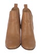 Chloé Leather Whipstitch Trim Chelsea Boots