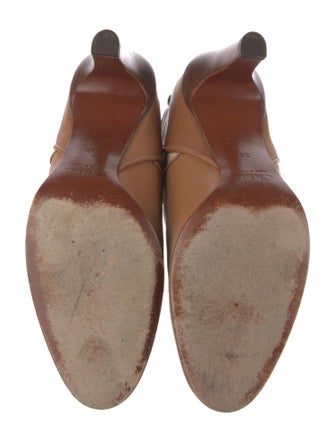 Chloé Leather Whipstitch Trim Chelsea Boots