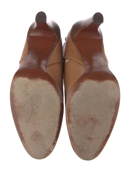 Chloé Leather Whipstitch Trim Chelsea Boots