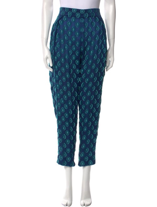 Chloé Silk Straight Leg Pants