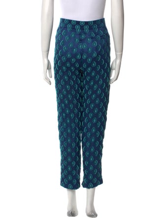 Chloé Silk Straight Leg Pants