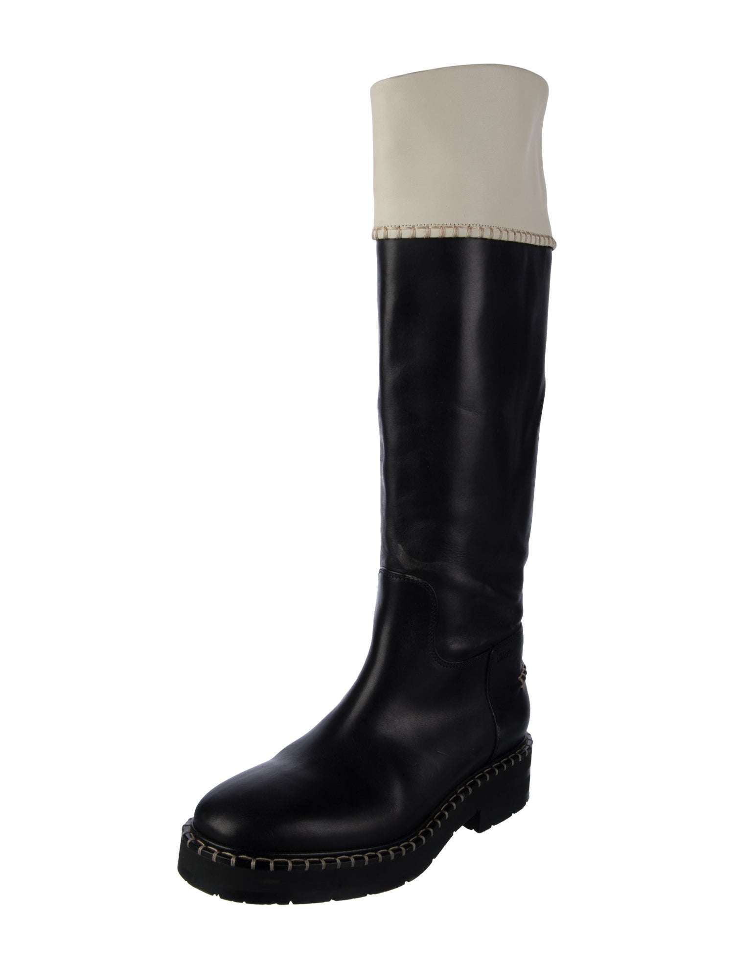 Chloé Leather Riding Boots
