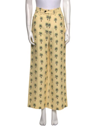 Chloé Printed Wide Leg Pants