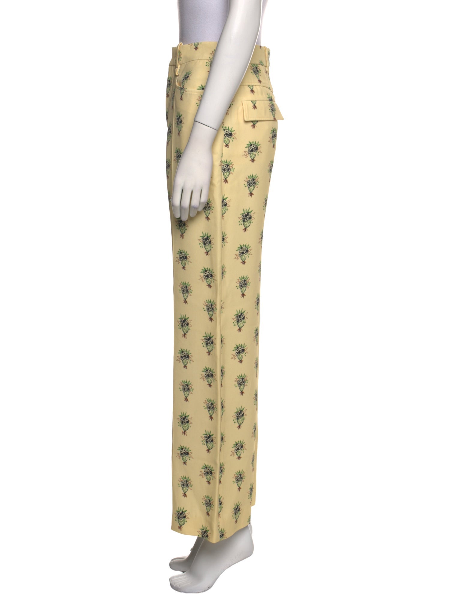 Chloé Printed Wide Leg Pants