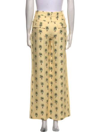 Chloé Printed Wide Leg Pants