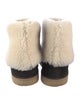 Chloé Suede Fur Trim Boots