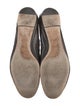 Chloé Leather Scalloped Accent Ballet Flats