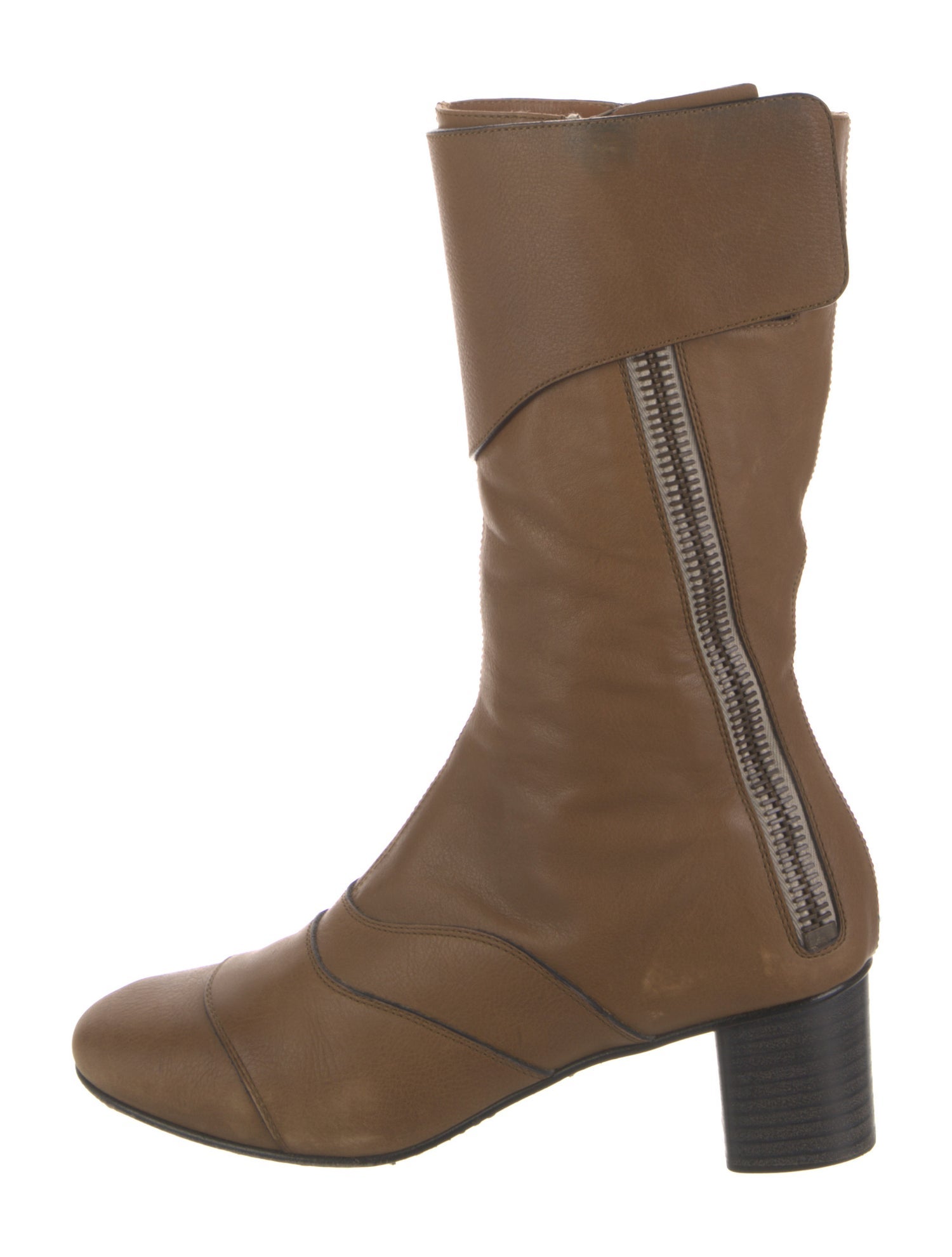 Chloé Leather Sock Boots