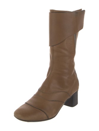 Chloé Leather Sock Boots