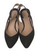 Chloé Suede Scalloped Accent Slingback Pumps