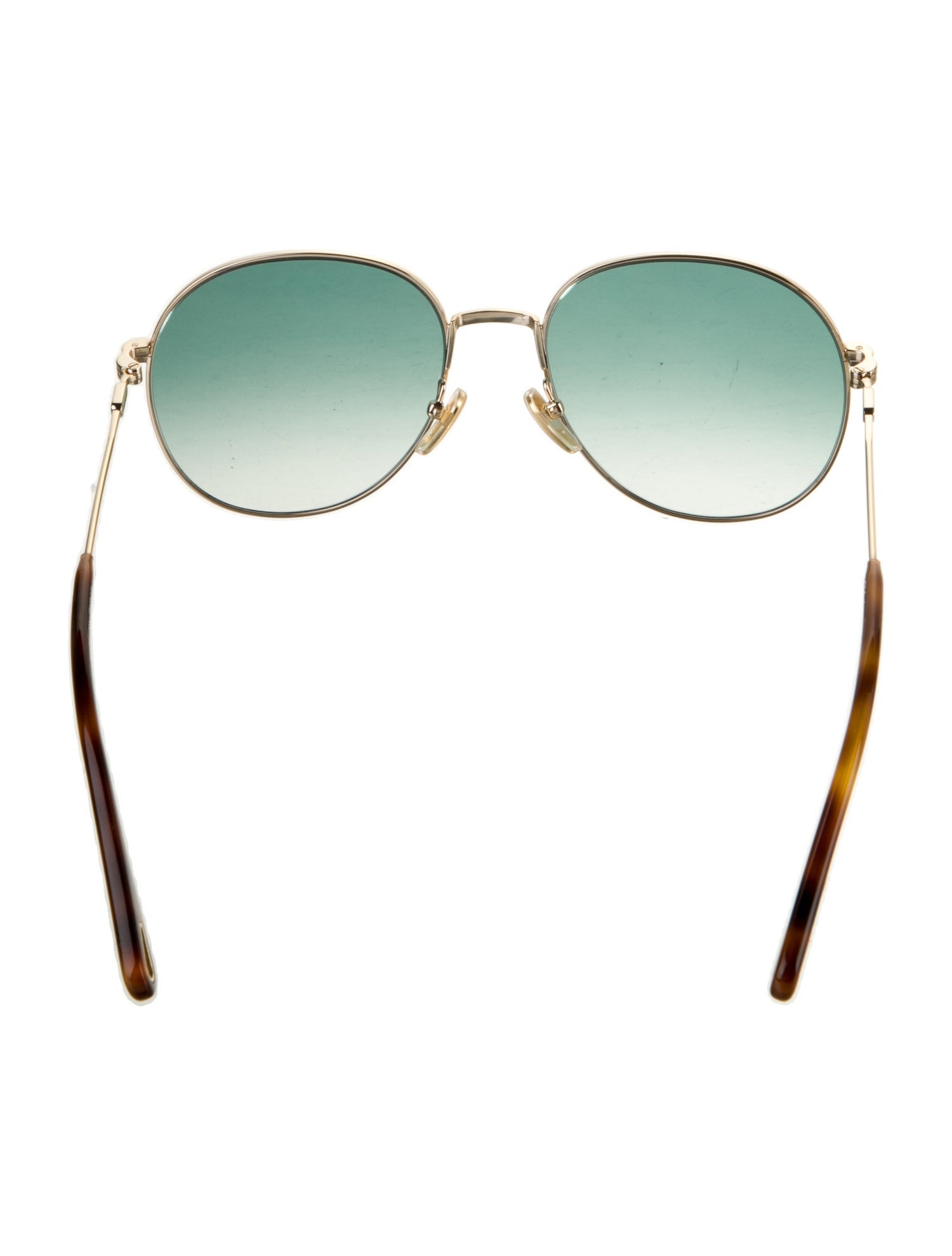 Chloé Round Gradient Sunglasses