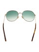 Chloé Round Gradient Sunglasses