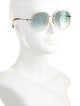 Chloé Round Gradient Sunglasses