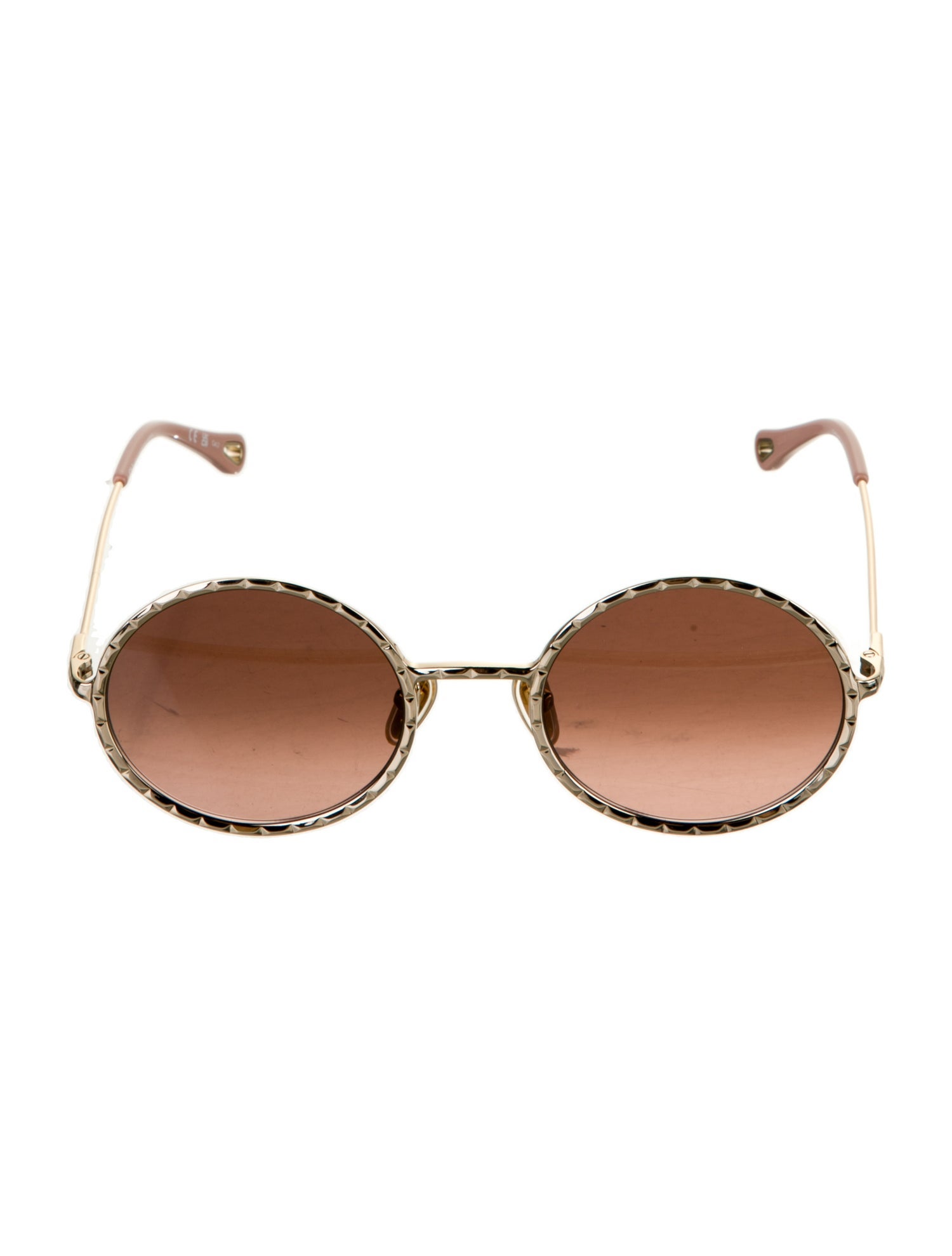 Chloé Round Gradient Sunglasses