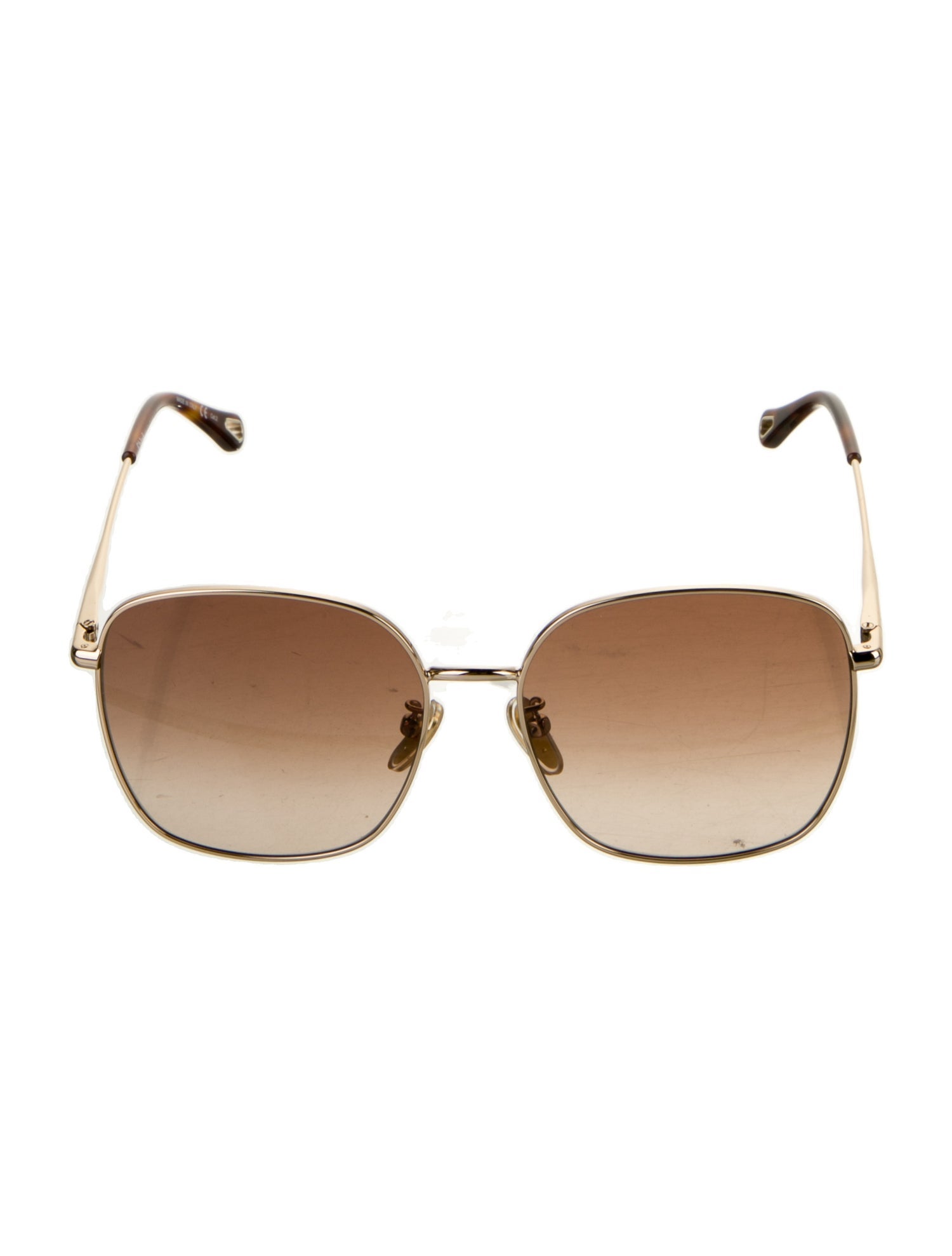 Chloé Square Gradient Sunglasses