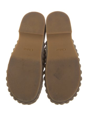 Chloé Suede Studded Accents Mules