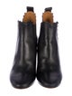 Chloé Leather Scalloped Accent Chelsea Boots
