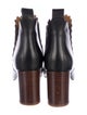 Chloé Leather Scalloped Accent Chelsea Boots