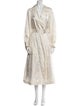 Chloé Silk Printed Trench Coat