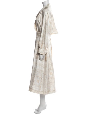 Chloé Silk Printed Trench Coat