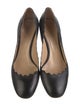 Chloé Leather Scalloped Accent Pumps