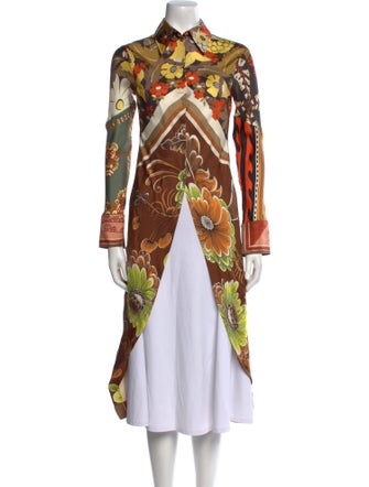 Chloé Silk Floral Print Tunic