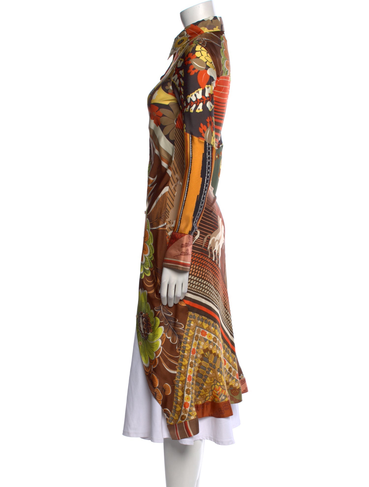 Chloé Silk Floral Print Tunic