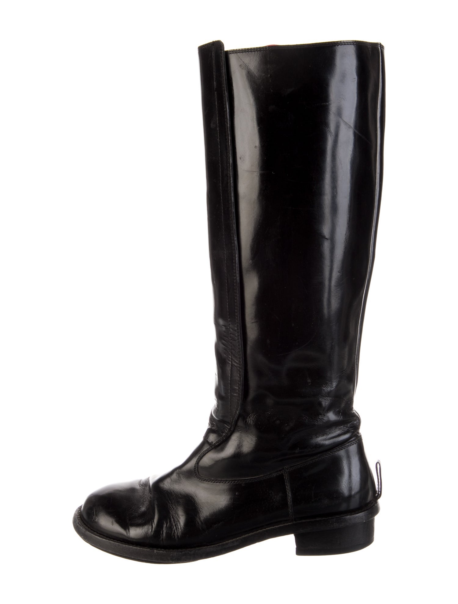 Chloé Vintage Leather Riding Boots