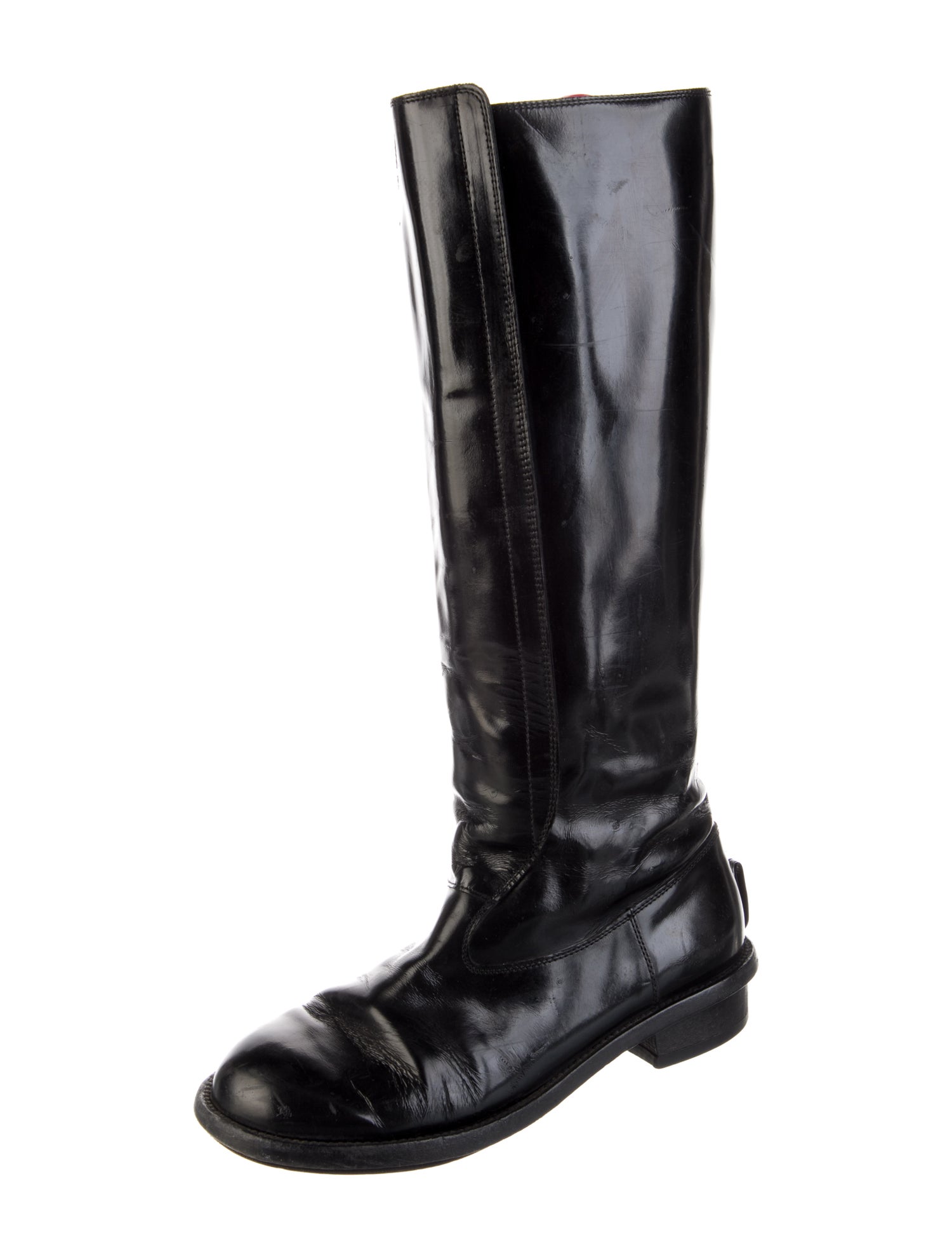 Chloé Vintage Leather Riding Boots