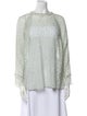 Chloé Lace Bateau Neckline Blouse