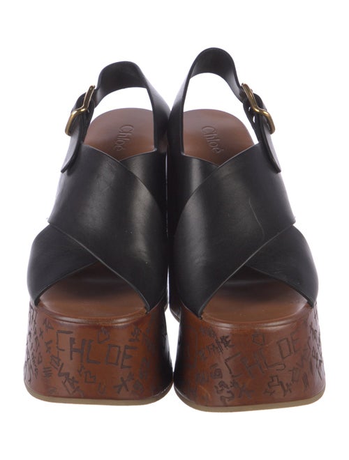 Chloé Leather Slingback Sandals