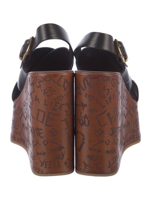 Chloé Leather Slingback Sandals