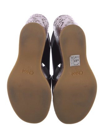 Chloé Leather Slingback Sandals