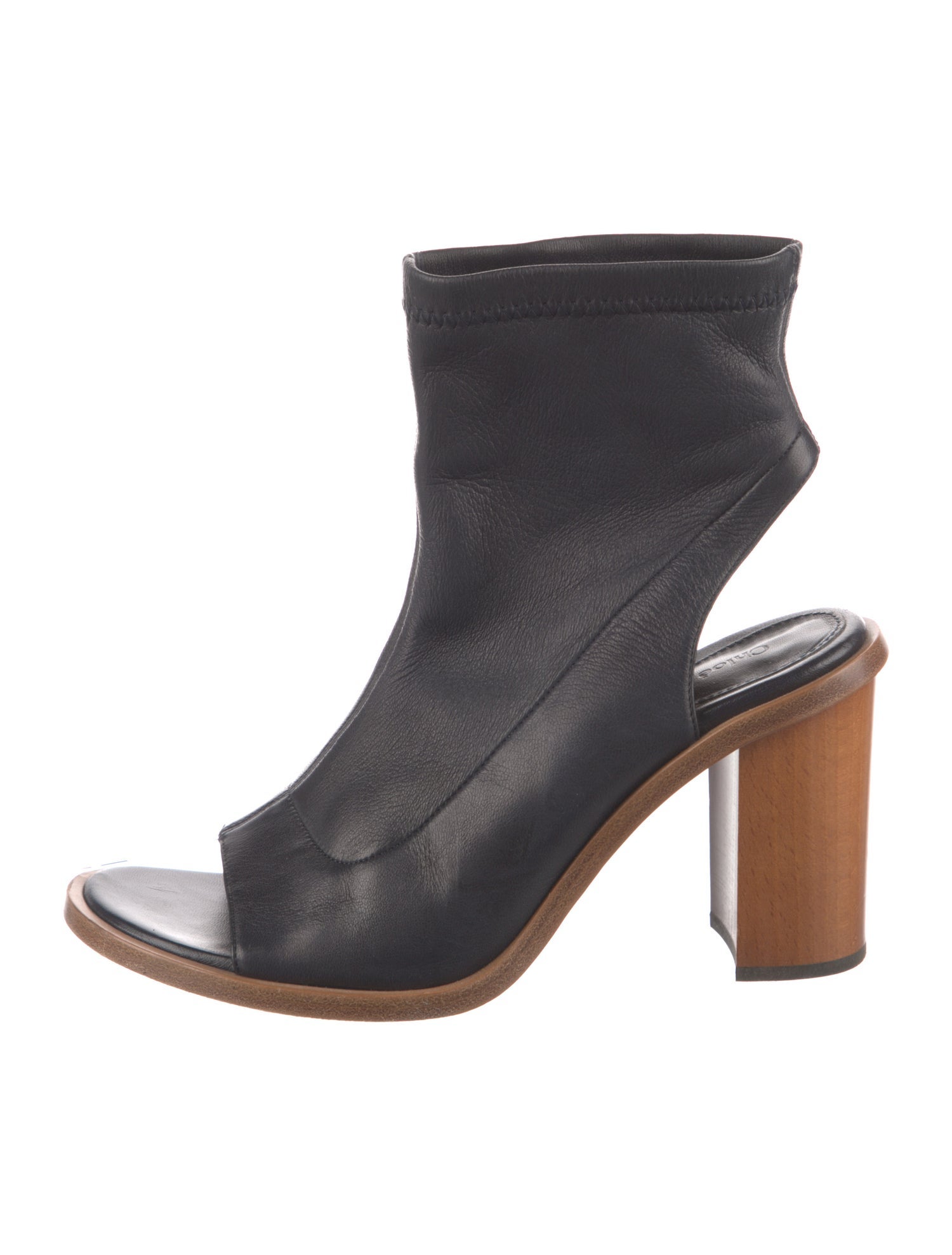 Chloé Leather Slingback Sandals