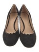 Chloé Suede Scalloped Accent Pumps