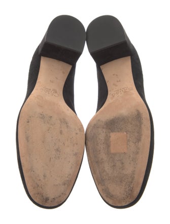 Chloé Suede Scalloped Accent Pumps