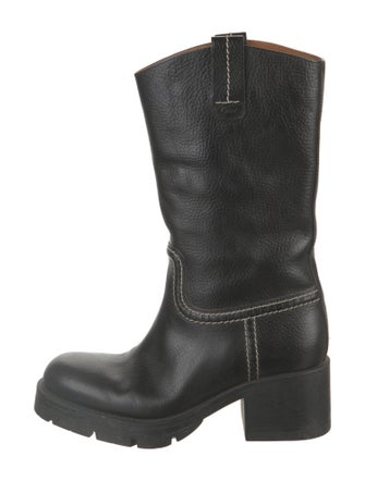 Chloé Leather Moto Boots