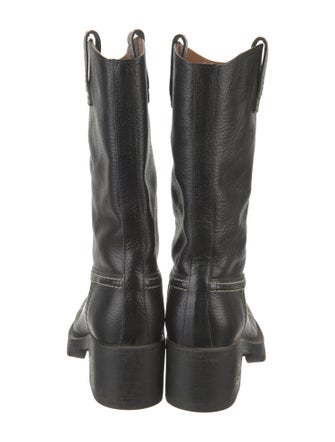Chloé Leather Moto Boots