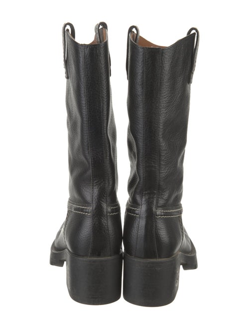 Chloé Leather Moto Boots