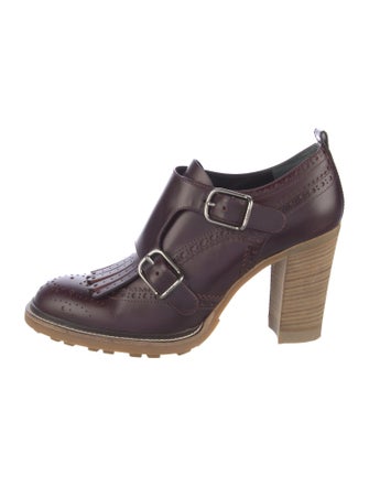 Chloé Leather Colorblock Pattern Boots