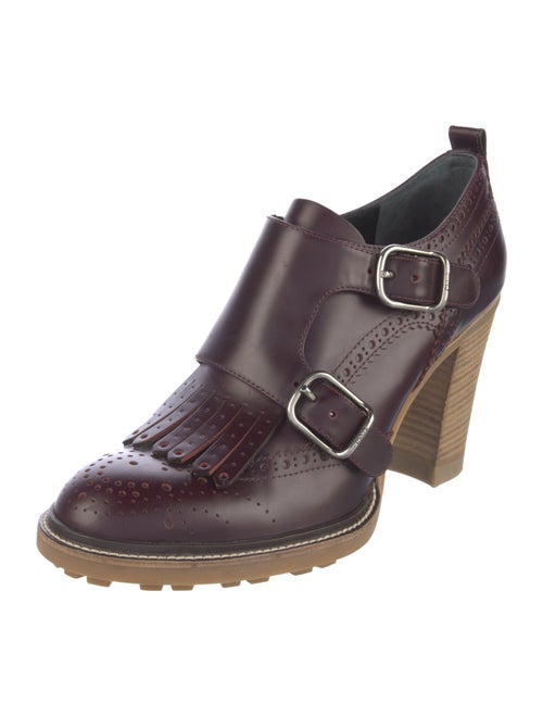 Chloé Leather Colorblock Pattern Boots