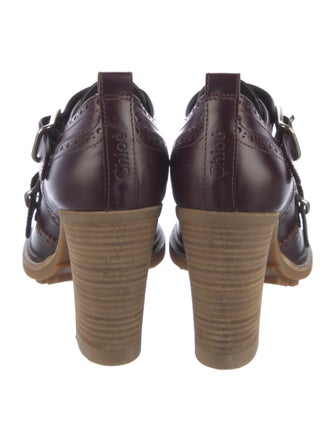 Chloé Leather Colorblock Pattern Boots