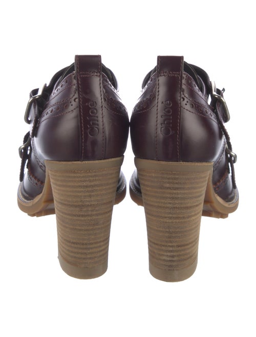 Chloé Leather Colorblock Pattern Boots