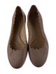 Chloé Leather Scalloped Accent Ballet Flats