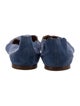 Chloé Suede Scalloped Accent Ballet Flats